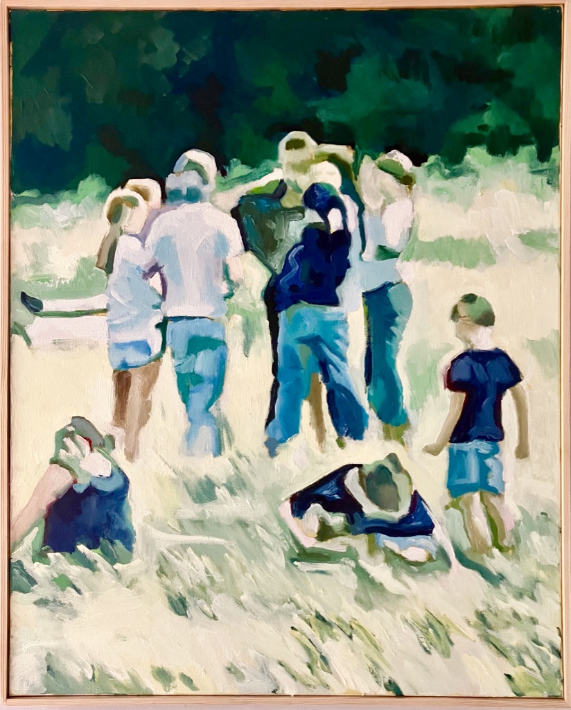Children meeting on the heath | 80 x 60 | donated thumbnail
